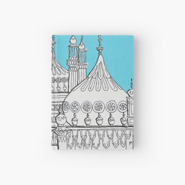 Blue Domes Hardcover Journal