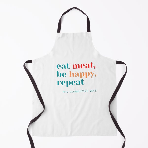 Item preview, Eat Meat Be Happy Repeat  | CARNIVORE SERIES (coloured) designed and sold by Le Plus Three.