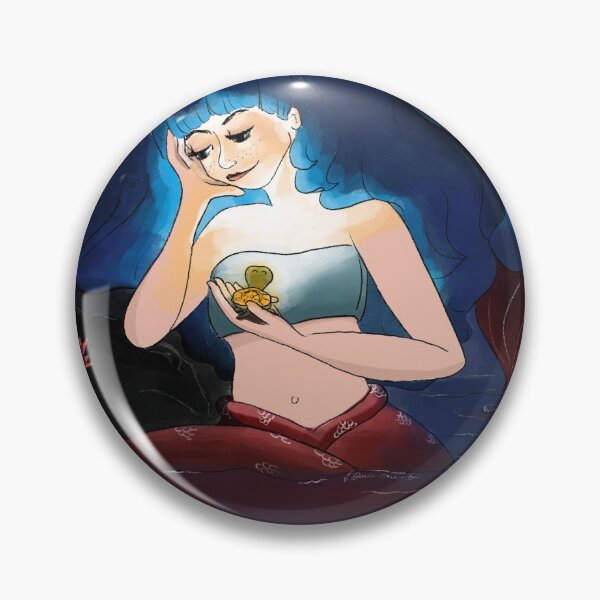 Item preview, Little mermaid with turtle designed and sold by AnnaSzuecs.