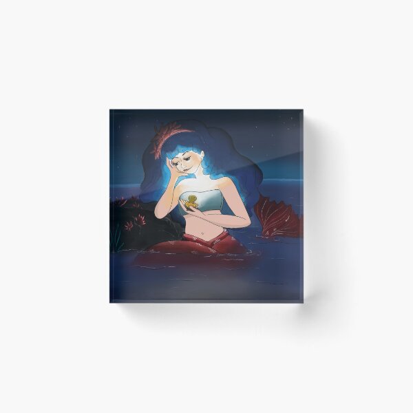 Item preview, Little mermaid with turtle designed and sold by AnnaSzuecs.