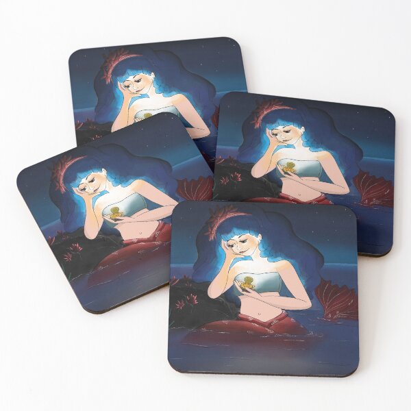 Item preview, Little mermaid with turtle designed and sold by AnnaSzuecs.