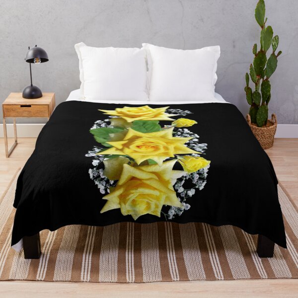 Beautiful Yellow Rose Of Texas Throw Blanket