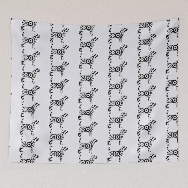 Item preview, Beagle Dog Mandala Cute Grey Black Artistic Puppy Drawing designed and sold by clothesy7.
