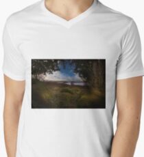 Rannock Moor and Loch Ba Men's V-Neck T-Shirt