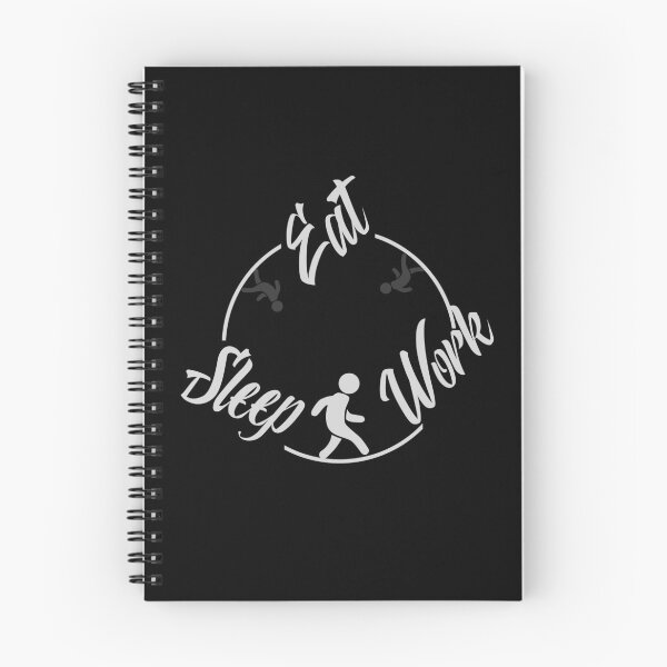 Item preview, Eat Sleep Work Repeat Quotes designed and sold by OB-Store.