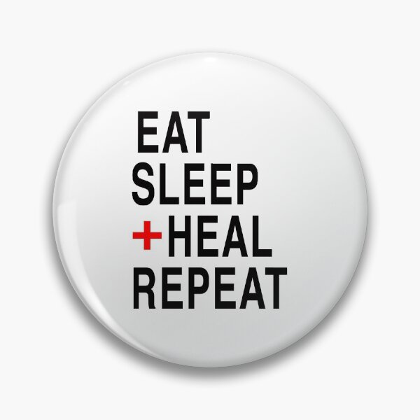 Artikelvorschau, Eat Sleep Heal Repeat entworfen und verkauft von AnveeBubbles.