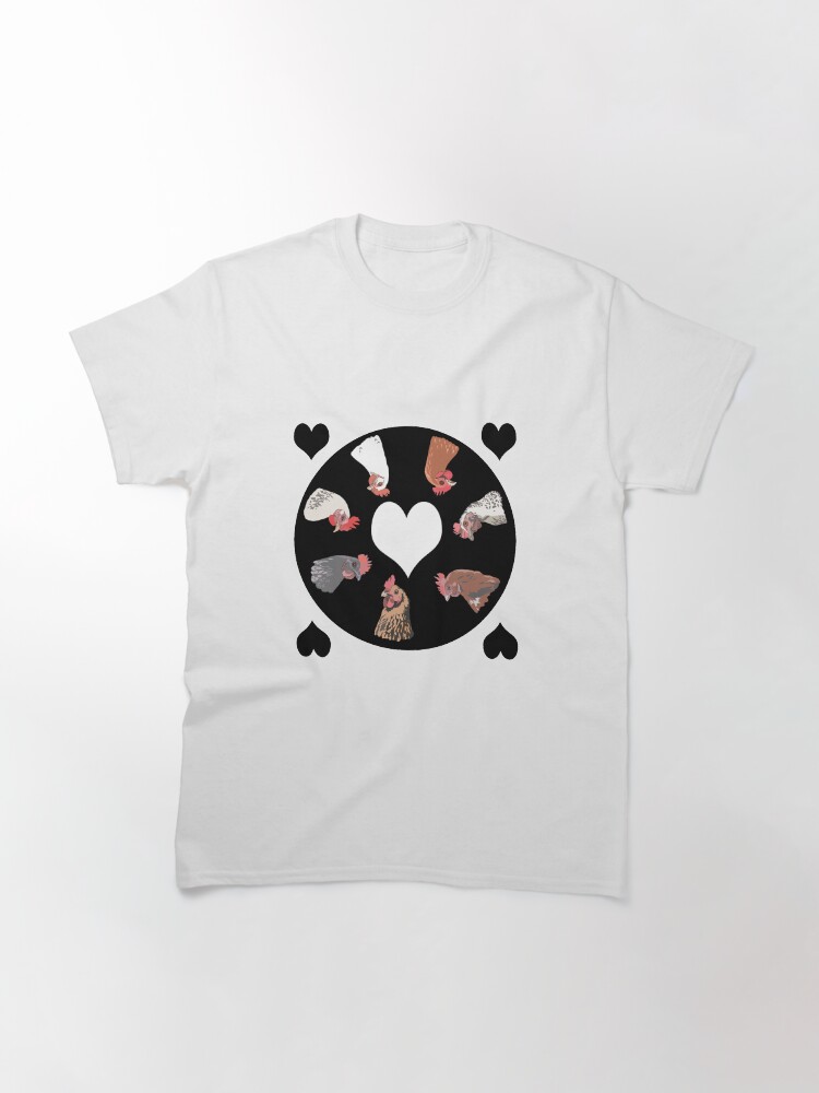 Alternate view of Chicken Love Classic T-Shirt