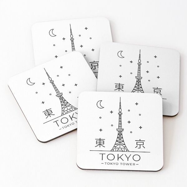 Artikelvorschau, Tokyo Tower - Monoline entworfen und verkauft von Heedee Design.