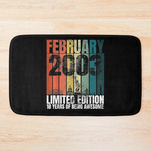 Item preview, Vintage February 2003 Bday Gifts 18 Years Old 18th Birthday  designed and sold by aguilaro.