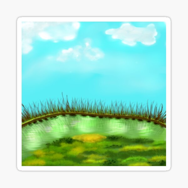 Beauty Calm Nature Landscape Sticker