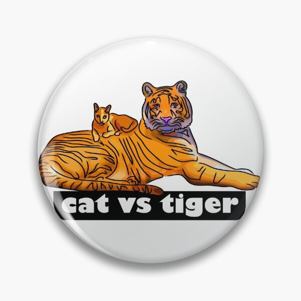 Item preview, Cat vs tiger designed and sold by Xdelacra.