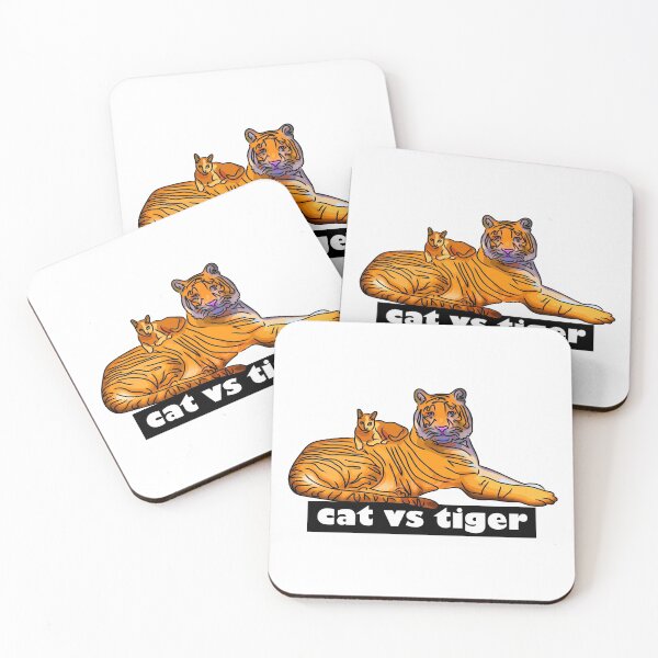 Item preview, Cat vs tiger designed and sold by Xdelacra.