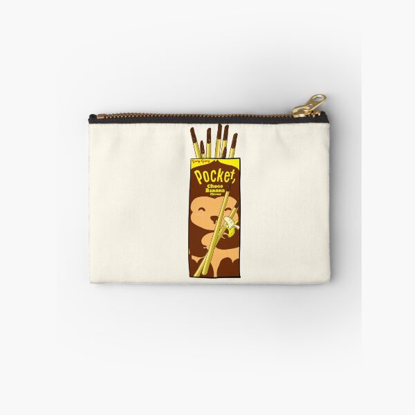 Item preview, CHOCO BANANA KAWAII MONKEY JAPANESE SNACK POCKET DESIGN designed and sold by aydapadi.