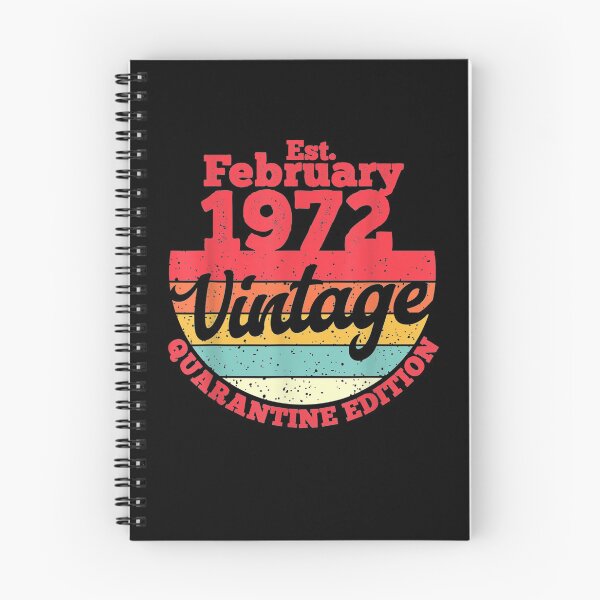 Item preview, Vintage Born February 1972 Quarantine Edition 49th Birthday  designed and sold by aguilaro.