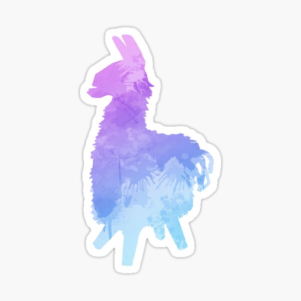 Llama Inspired Silhouette Sticker