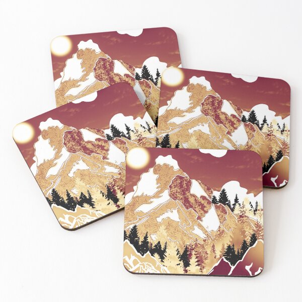Item preview, Red sky landscape. designed and sold by Catherine  Milchard.