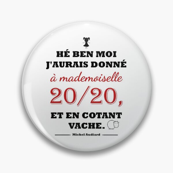 Item preview, Michel Audiard "Mademoiselle 20 sur 20" White designed and sold by Frangotier.