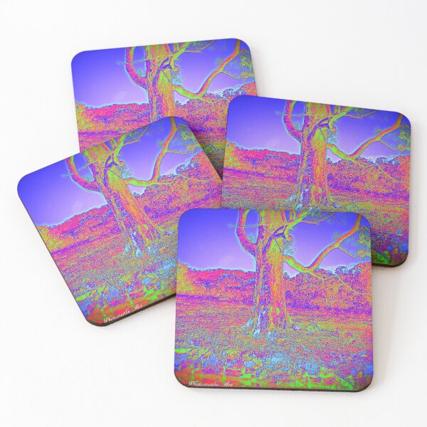 Item preview, AUSTRALIAN  GUMTREE BUSH SCENE  designed and sold by Opalbluerose.