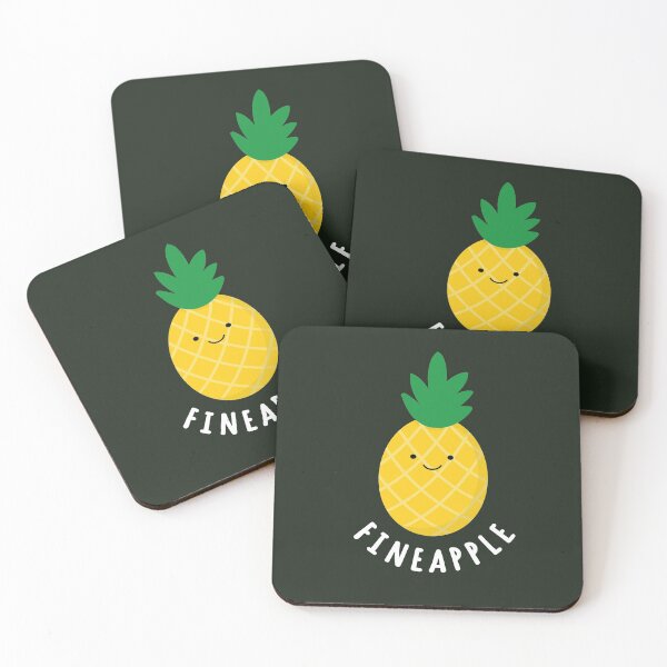 Item preview, Fineapple Cute Funny Pineapple designed and sold by Marzuqi Che Rose.