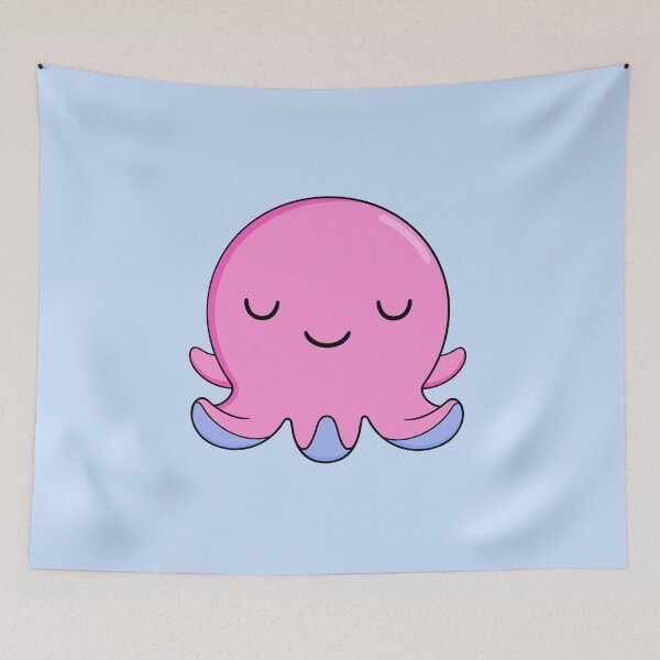 Item preview, Cute Octopus (Pink) designed and sold by BaconPancakes21.