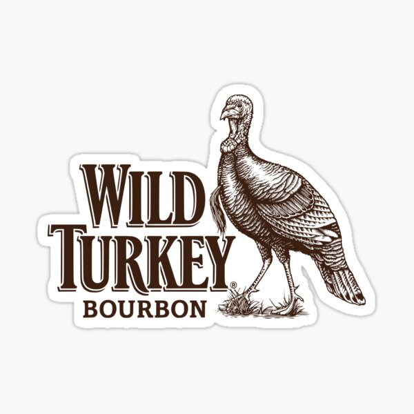 Wild Turkey Bourbon Sticker