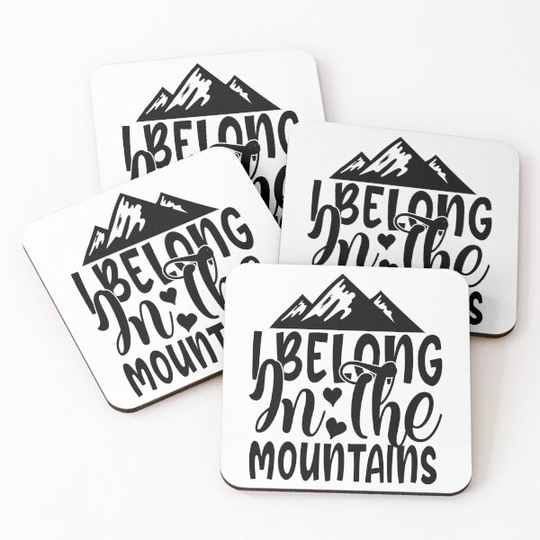 Item preview, Natur Berge Spruch - i belong in the mountains designed and sold by Raeolus.