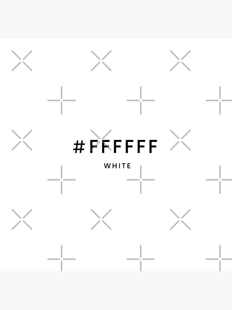 WHITE Hex Code Color #FFFFFF Minimal | Pin