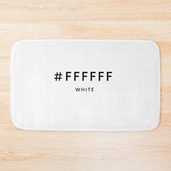 Item preview, WHITE Hex Code Color #FFFFFF Minimal designed and sold by MinimalSketches.
