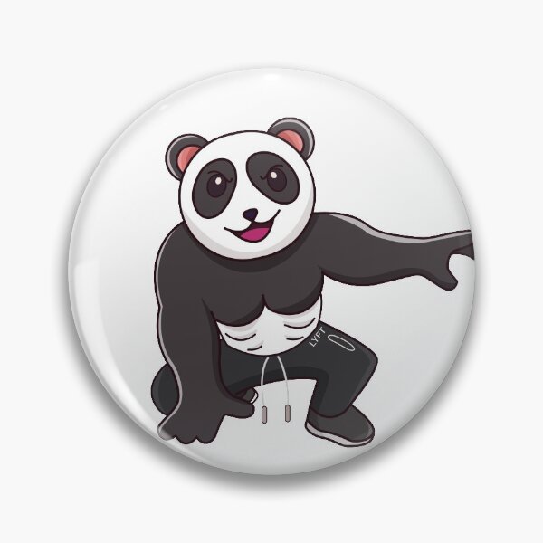 Item preview, Muscular Panda Epic Styles designed and sold by lifeoftrickster.