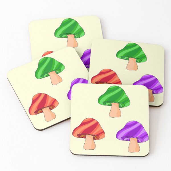 Item preview, 70s Groovy Mushrooms designed and sold by floweryhaven.