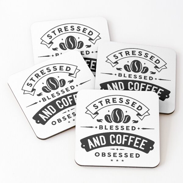 Item preview, Stressed Blessed And Coffee Obsessed designed and sold by cherrific.