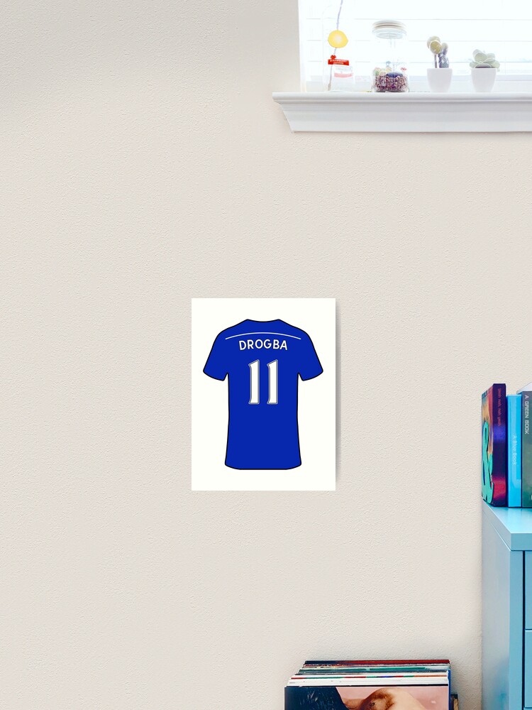 Didier Drogba 2014/15 Jersey Art Print for Sale by slawisa