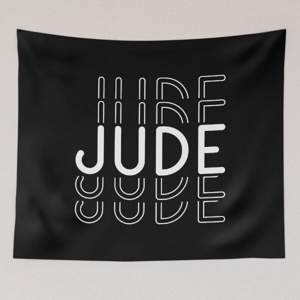 Item preview, Jude Name in Black and White Style designed and sold by Time-is-Money.