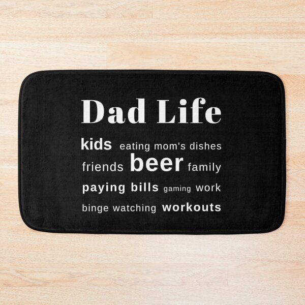 Item preview, DAD LIFE, most important things in a dad's life designed and sold by printhappy.