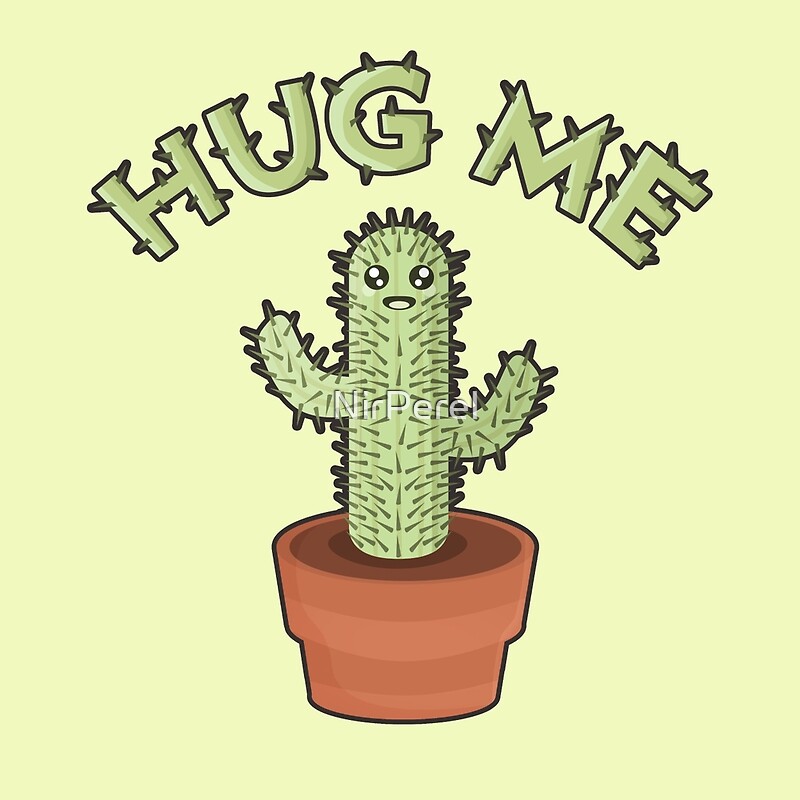 hug me cactus plush