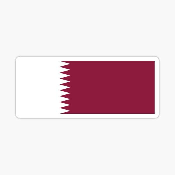 Qatar Flag Stickers Redbubble