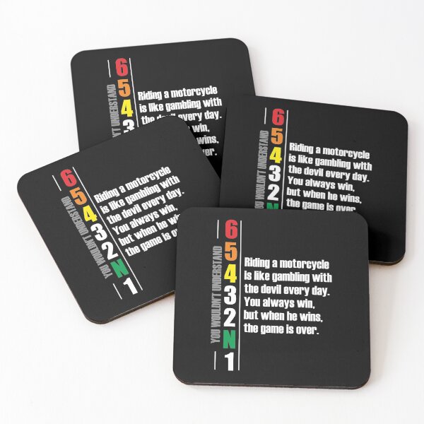 Item preview, 1N23456 Riding a motorcycle is like gambling with the devil every day. You always win, but when he wins, the game is over. Motorcycle Design designed and sold by Decalium.