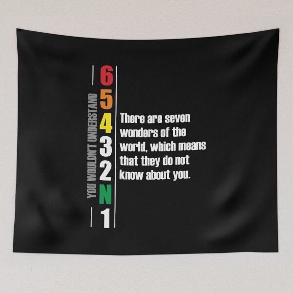 Item preview, 1N23456 There are seven wonders of the world, Which means that they do not know about you. Motorcycle Design designed and sold by Decalium.