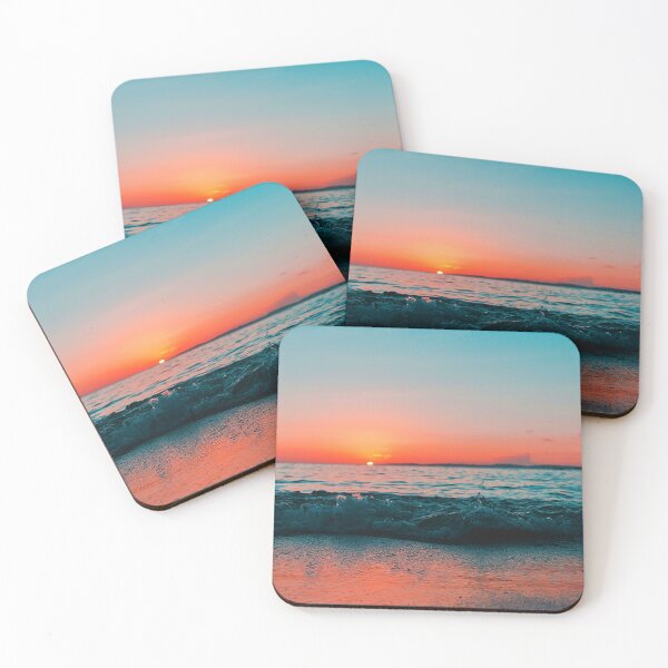 Item preview, Calm relaxing beach tide during sunrise designed and sold by HuyN95.