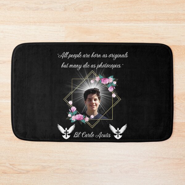Item preview, Blessed Carlo Acutis Pray For Us First Millenial Saint Servant of God Quote Gift designed and sold by YourWayOfLife.