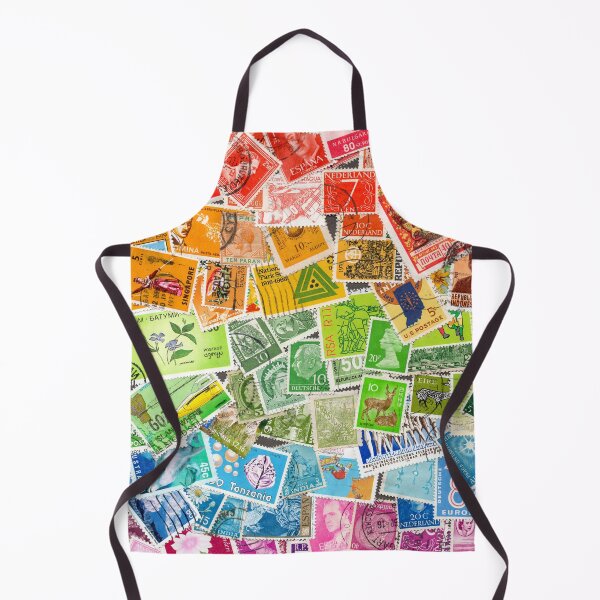 Item preview, Rainbow vintage postage stamps designed and sold by Salomėja Misė.