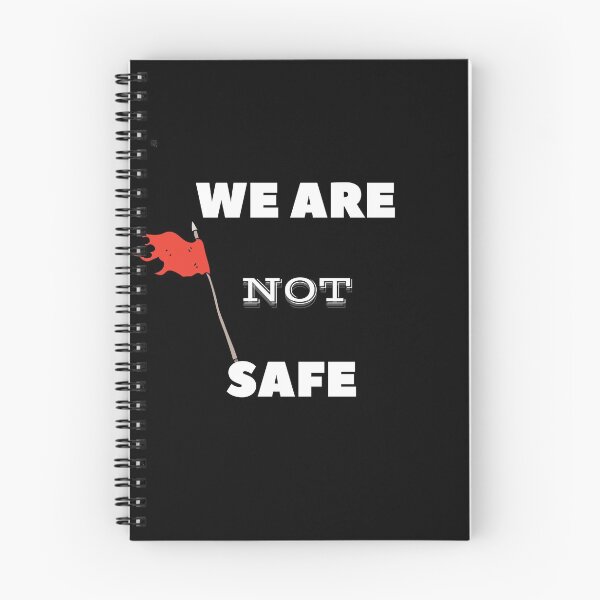 Item preview, we are not safe designed and sold by BeenTees.