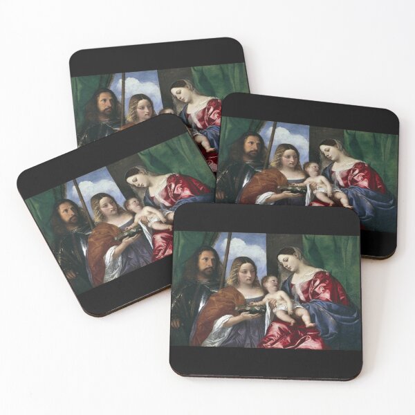 Item preview, Madonna and Child With Sts Dorothy and George - Titian - c1520 designed and sold by CrankyOldDude.