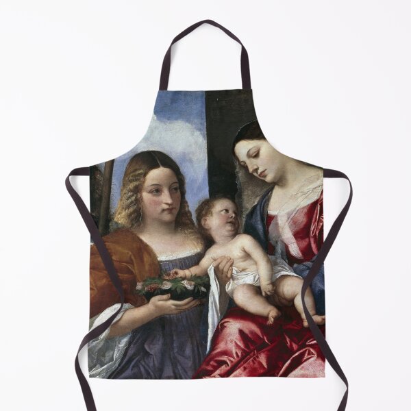 Item preview, Madonna and Child With Sts Dorothy and George - Titian - c1520 designed and sold by CrankyOldDude.