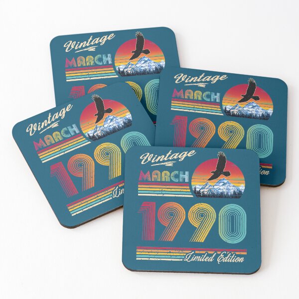 Item preview, Vintage March 1990 Birthday designed and sold by GreenSplash.