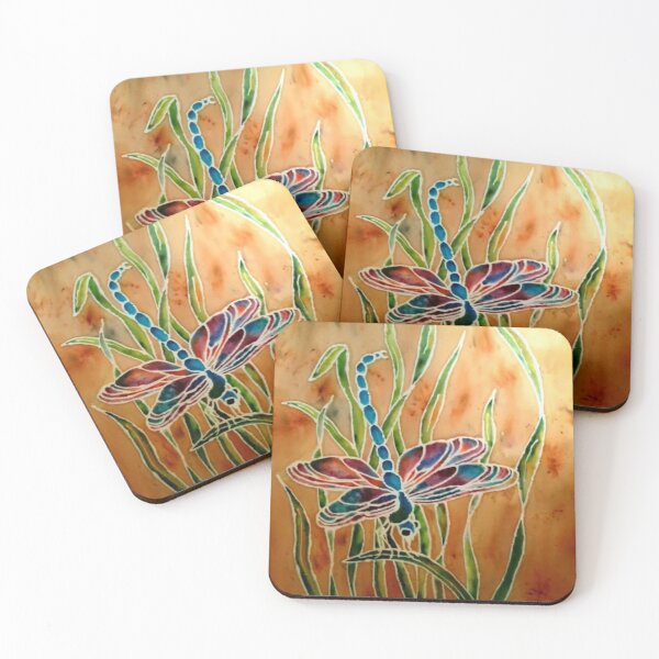 Item preview, Dragonfly on Reeds Batik designed and sold by Wendy Usher.