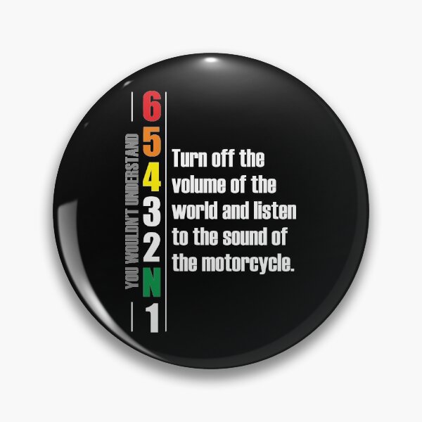 Item preview, 1N23456 Turn off the volume of the world and listen to the sound of the motorcycle. Motorcycle Design designed and sold by Decalium.