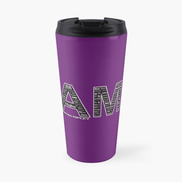 Purple MAMA by Sophia Ripley Travel Mug