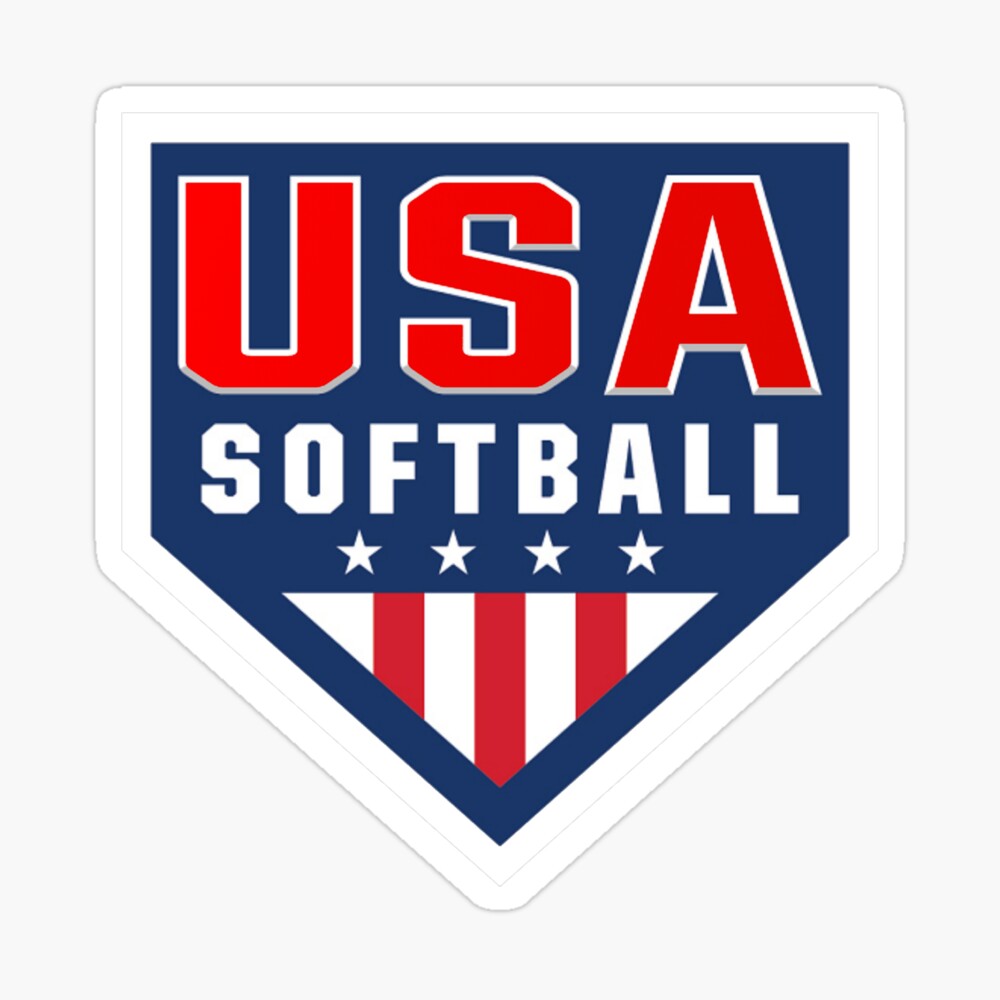 Team Usa Softball Logo Poster For Sale By Ferralcataid2 Redbubble