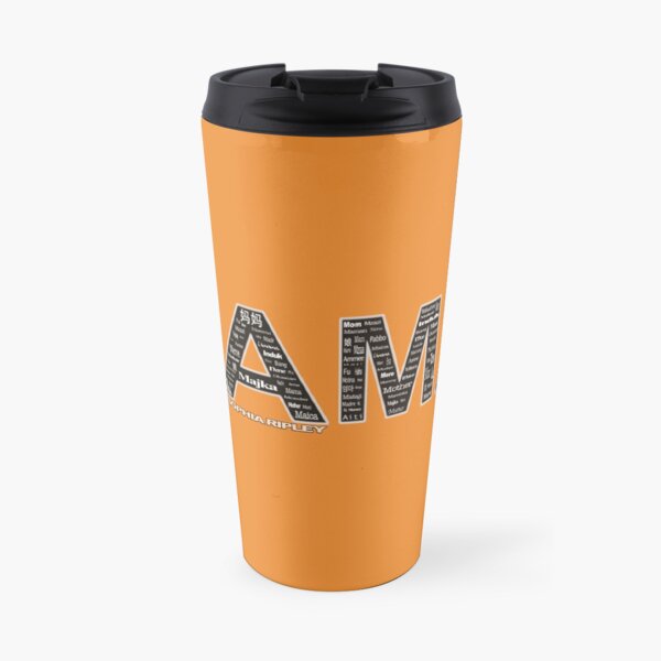 Orange MAMA by Sophia Ripley Travel Mug